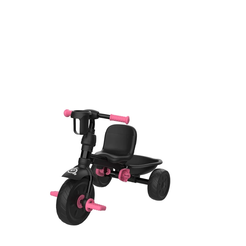 Tricycle enfant évolutif 4 en 1 rose DELUXE dès 1 an