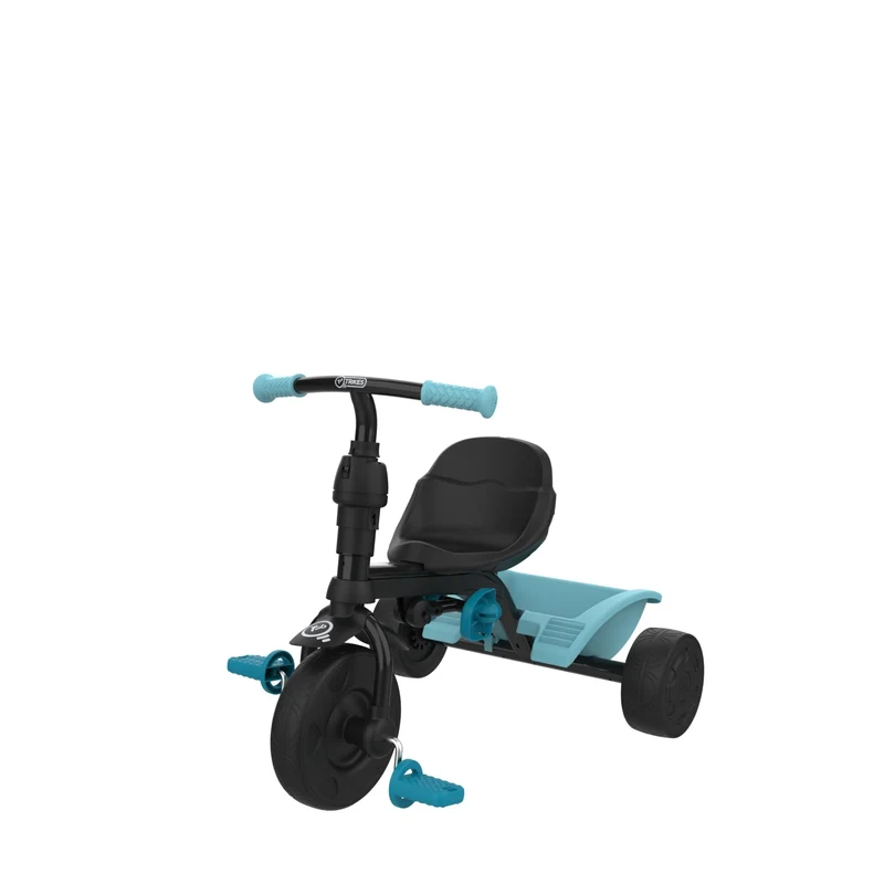 Tricycle enfant évolutif 4 en 1 bleu UNICORN dès 1 an