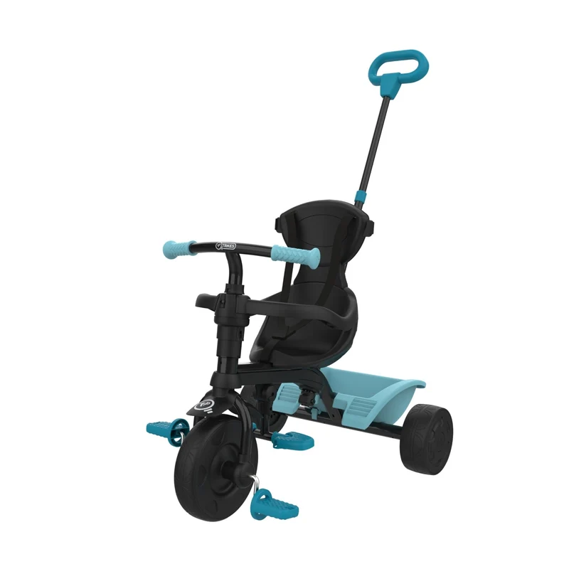 Tricycle enfant évolutif 4 en 1 bleu UNICORN dès 1 an