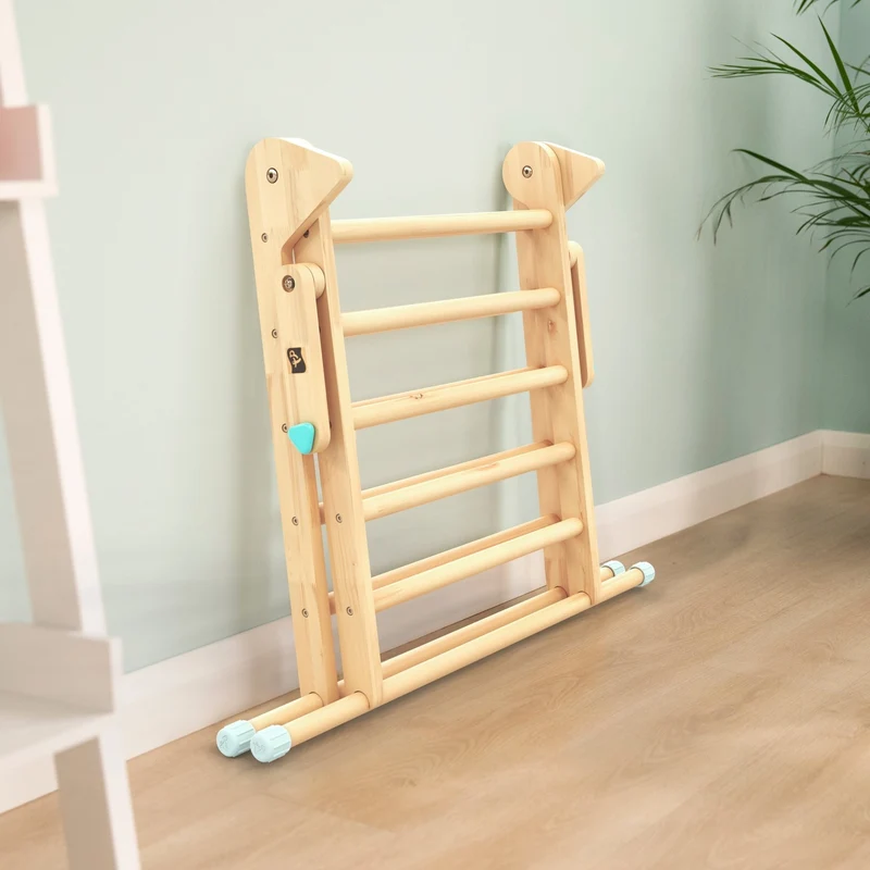 Triangle d'escalade pliable Montessori en bois FSC® pour enfant dès 1 an