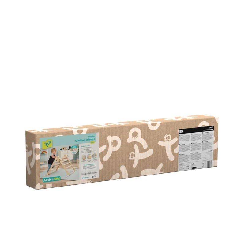 Triangle d'escalade pliable Montessori en bois FSC® pour enfant dès 1 an
