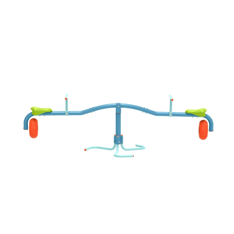Trébuchet pour enfant balançoire à bascule rotatif 360° antichocs - métal - SPIRO SPIN CYCLONE