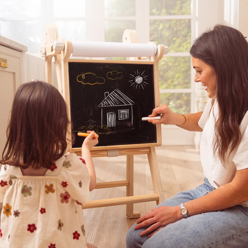 Tableau créatif en bois FSC® pour enfant dès 1 an
