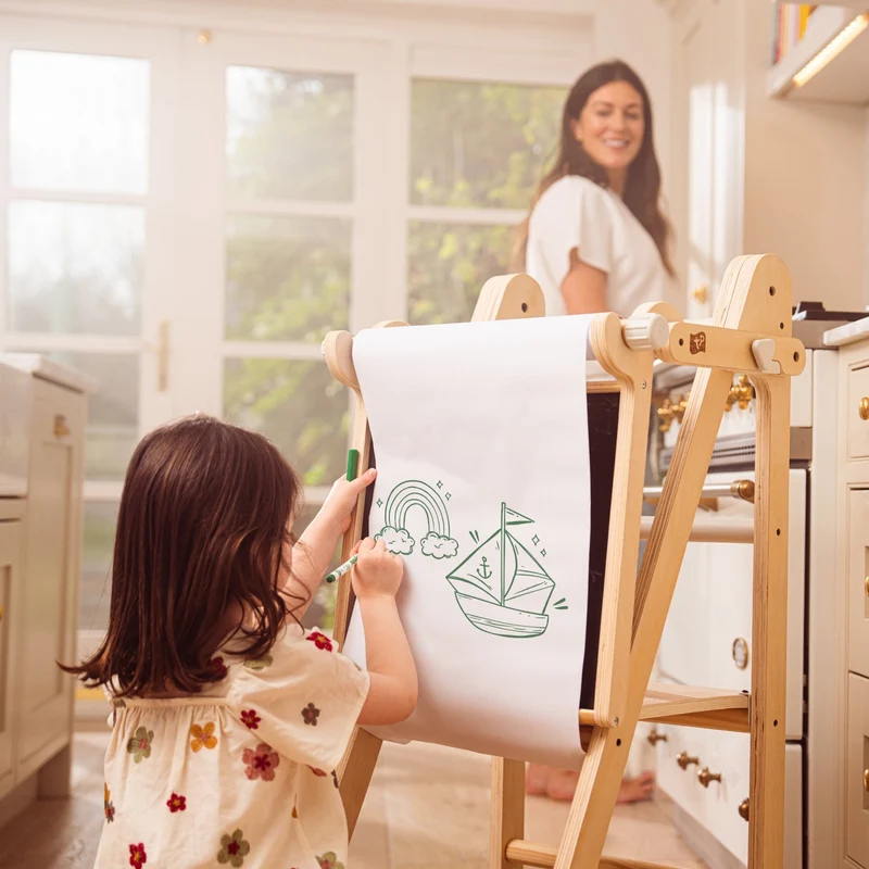 Tableau créatif en bois FSC® pour enfant dès 1 an