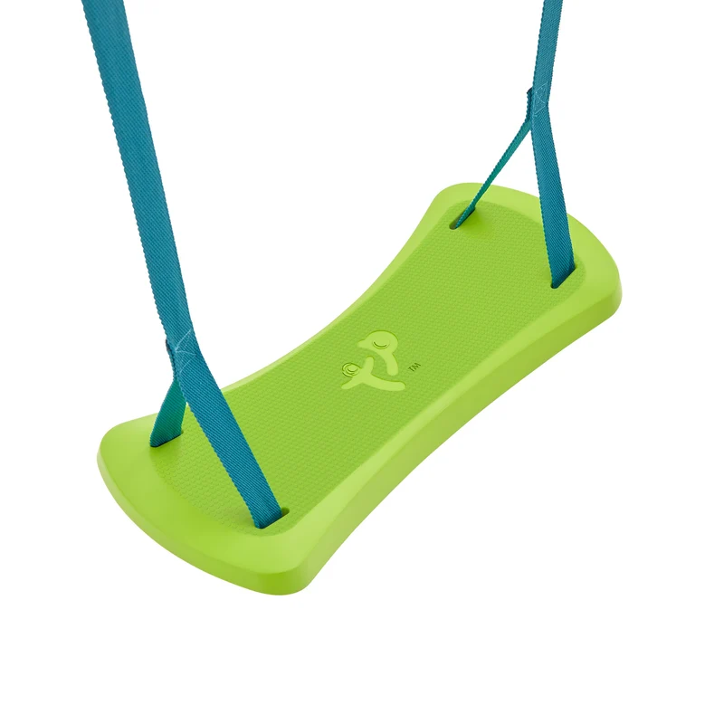 Portique balançoire avec vis-à-vis et toboggan - bois carré FSC® - H243 cm - AUBÉPINE