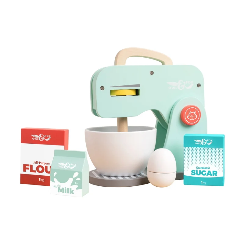 Robot mixeur en bois FSC® pour enfant dès 3 ans