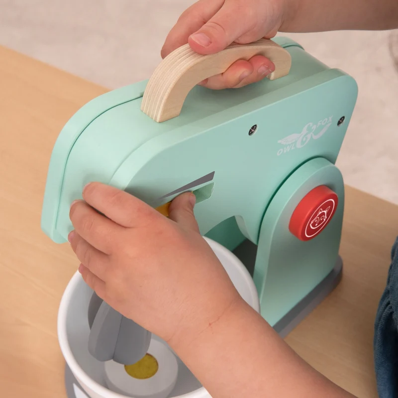 Robot mixeur en bois FSC® pour enfant dès 3 ans