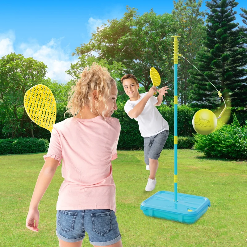 Set de jeux multisports Swingball® 3 en 1 toutes surfaces - speedball tennis, foot et tailball