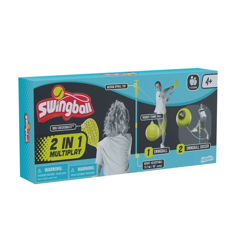 Set de jeux multisports Swingball® 2 en 1 toutes surfaces - speedball tennis et foot