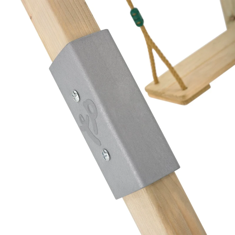 Portique balançoire évolutif avec fauteuil bébé - bois FSC® - H120-200 cm - FOREST ACORN