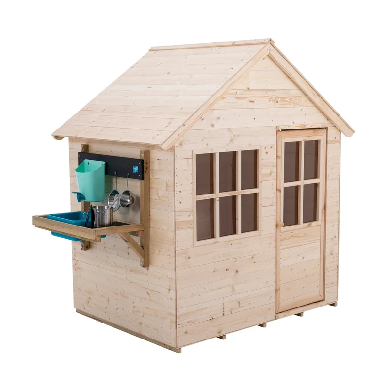 Cabane enfant avec cuisine extérieure - bois FSC® - REFUGE