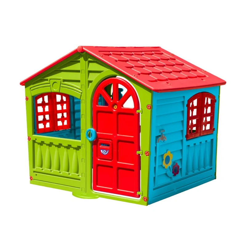 Cabane enfant plastique multicolore HOUSE OF FUN