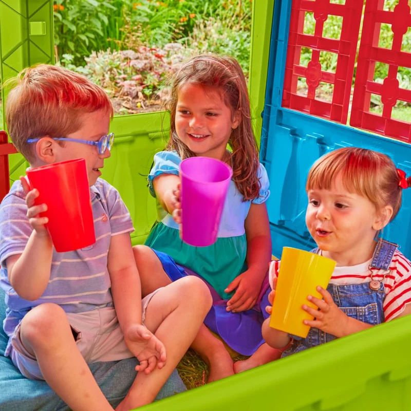 Cabane enfant plastique multicolore HOUSE OF FUN