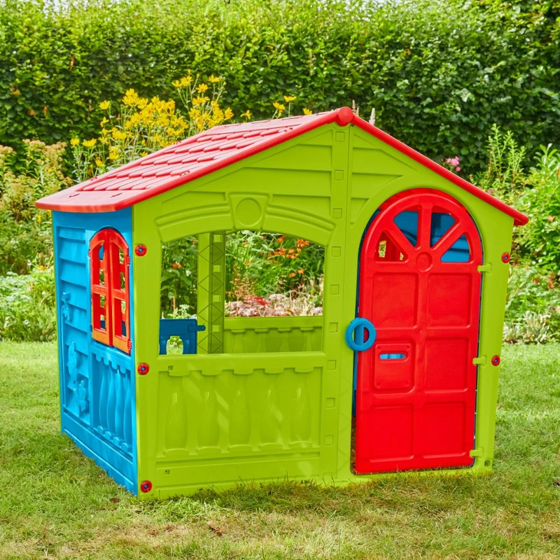 Cabane enfant plastique multicolore HOUSE OF FUN