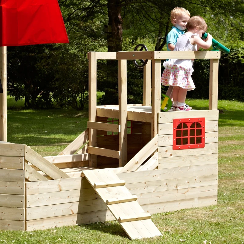 Cabane enfant bateau pirate en bois FSC® GALLEON