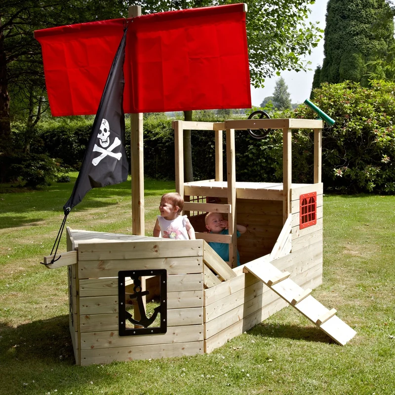Cabane enfant bateau pirate en bois FSC® GALLEON