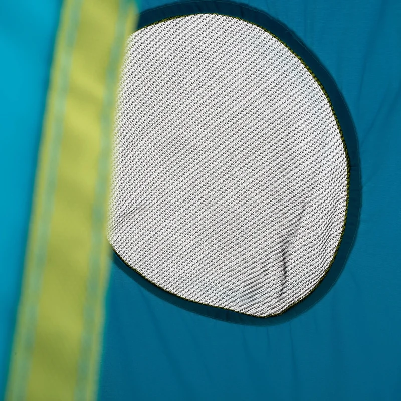 Balançoire tente OVNI bleu avec structure