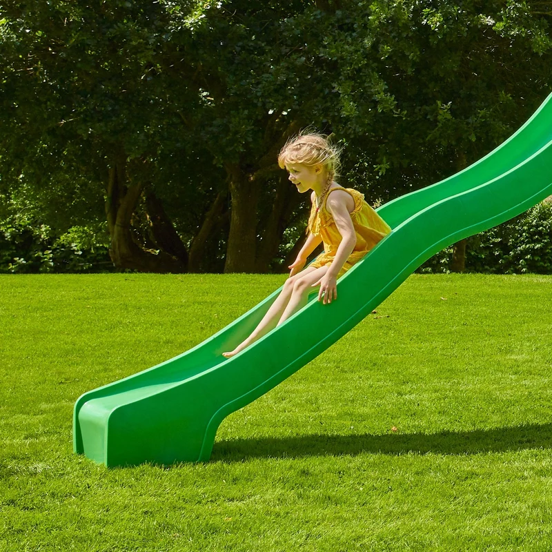AIre de jeux toboggan et pont suspendu - bois FSC® - H270 cm - CITRONNIER SKYWOOD