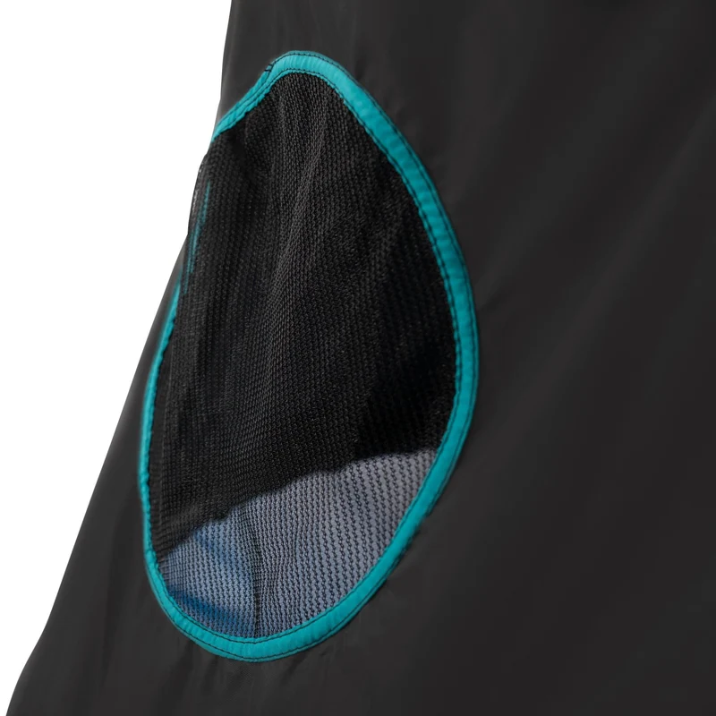 Balançoire tente enfant OVNI H190-250 cm noir