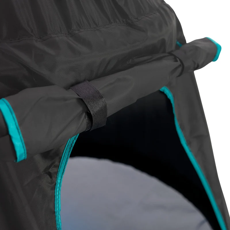Balançoire tente enfant OVNI H190-250 cm noir