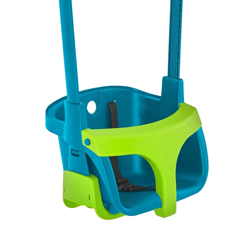 Aire de jeux avec siège bébé, balançoire et toboggan - bois FSC® - H306 cm - KINGSWOOD