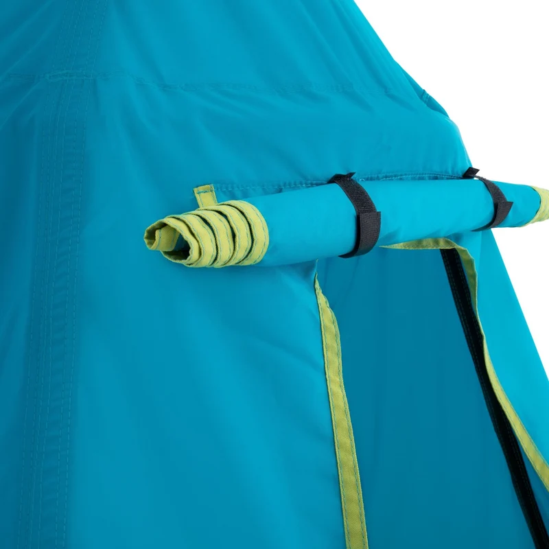 Balançoire tente enfant OVNI H190-250 cm bleu
