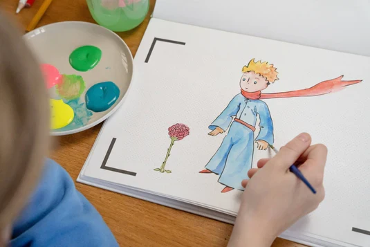 Cahier de Dessin Animé - Le Petit Prince 3 ans +