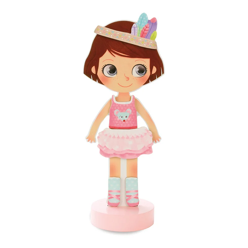 Vilac - le dressing de Chloé - en bois- 3 ans +