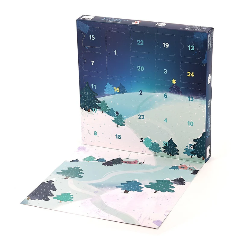 Vilac - calendrier de l'avent - en bois- touche et trouve