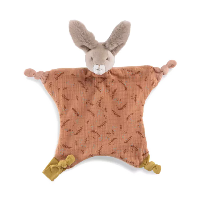 Moulin roty - doudou - lapin argile - trois petits lapins - 👶Naissance +
