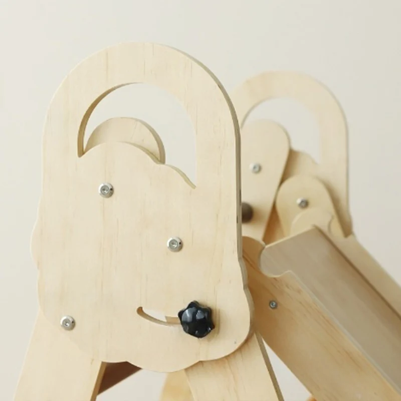 Montessori Kletterset aus Holz – Klappbares Dreieck, Rutsche & Bogen