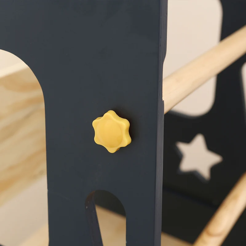 Lernturm Kinder Holz höhenverstellbar – Montessori Learning Tower Küche stabil & sicher