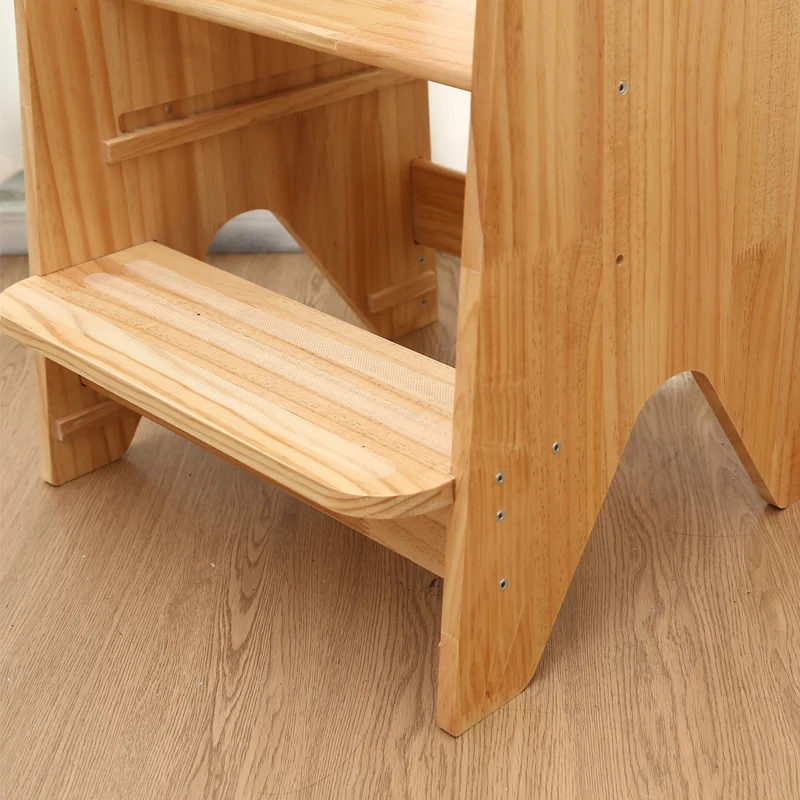 Montessori Lernturm Komfort – Naturholz & 3-Stufen-Verstellung
