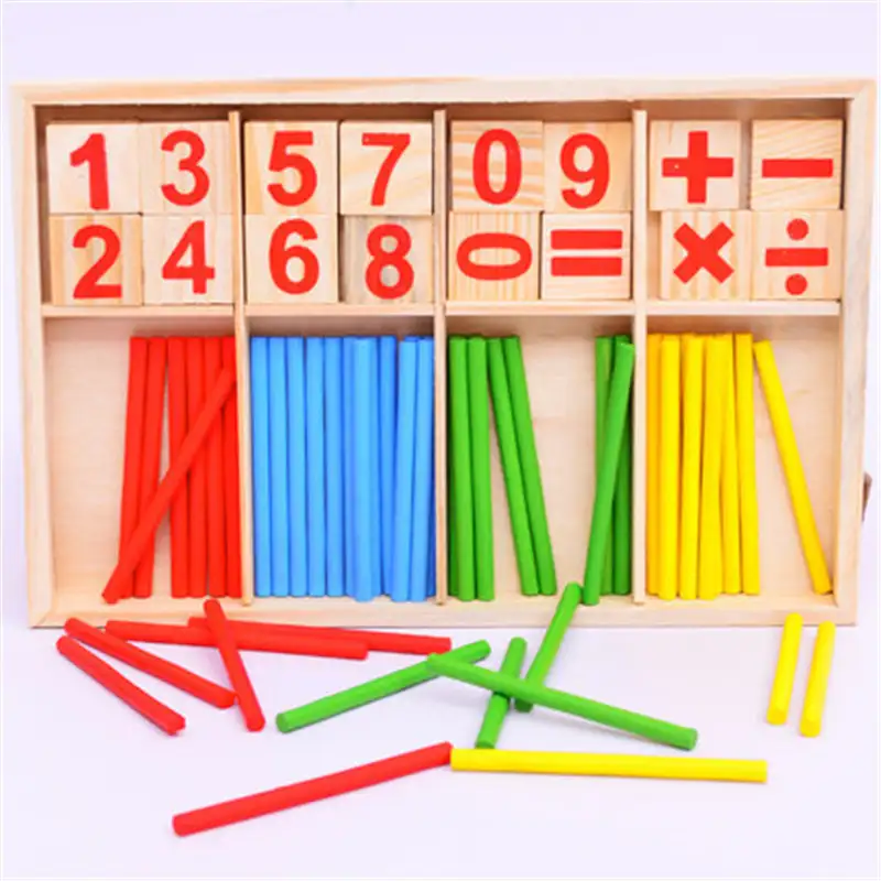 Montessori Mathematik Spielzeug – Zahlen und Stäbchen