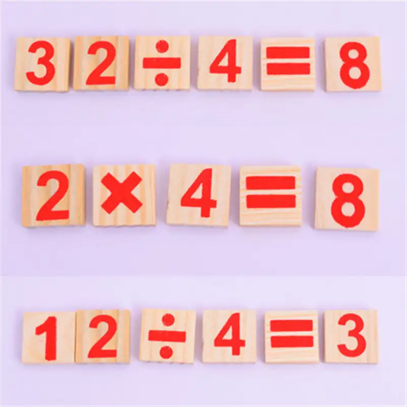 Montessori Mathematik Spielzeug – Zahlen und Stäbchen