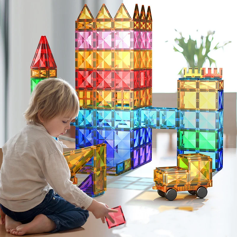 Montessori Magnetbausteine – Konstruktions-Lernset