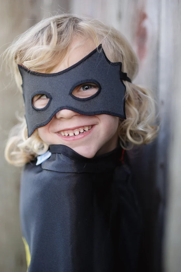 Great Pretenders - Cape réversible Spiderman ou Batman- 4-6 ans