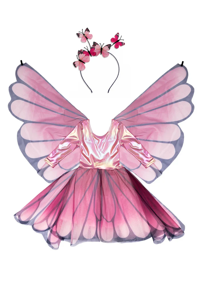 Great Pretenders - Robe Papillon avec des ailes - 3-4 ans