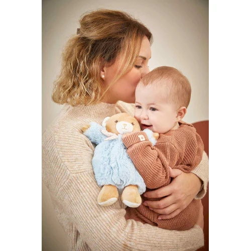 Kaloo - Peluche Ours Patapouf Bleu - 17 cm - 👶Naissance+