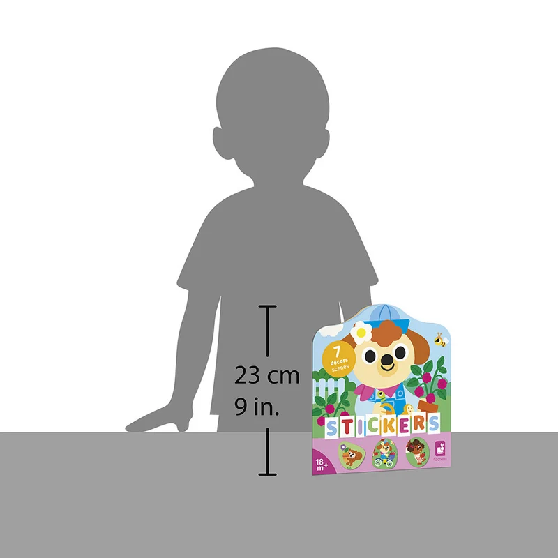 Janod - Cahier de stickers et décor le Jardin - 18 mois+