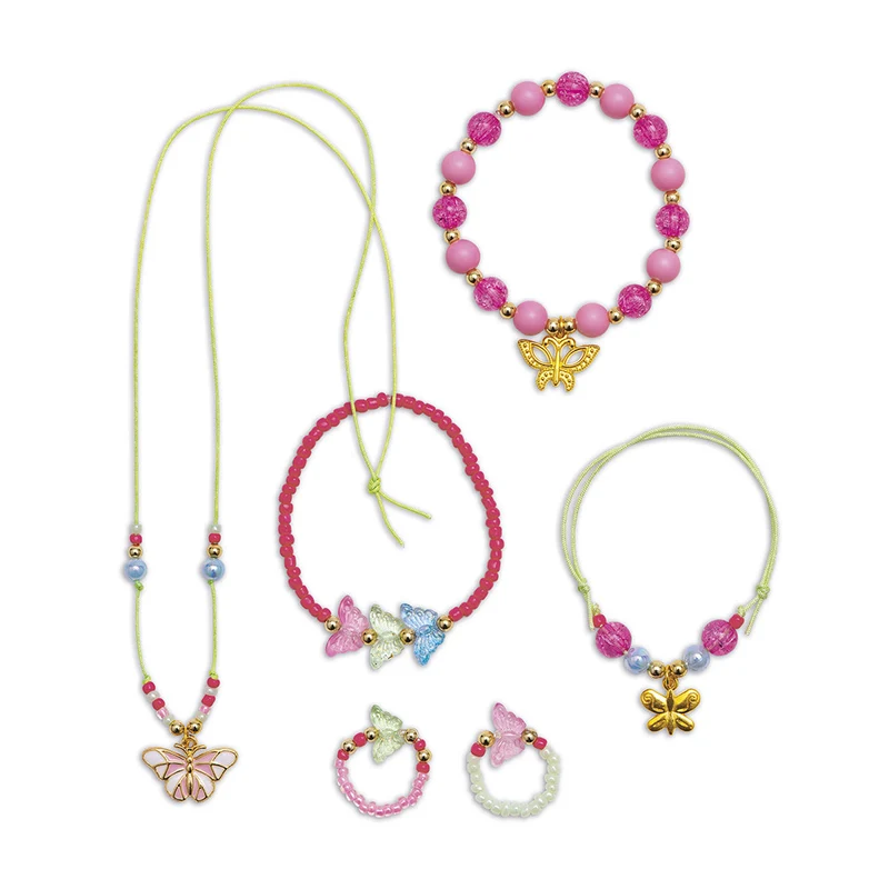 Janod - 6 Bijoux Jolis papillons - Magic Fairies - 6 ans+