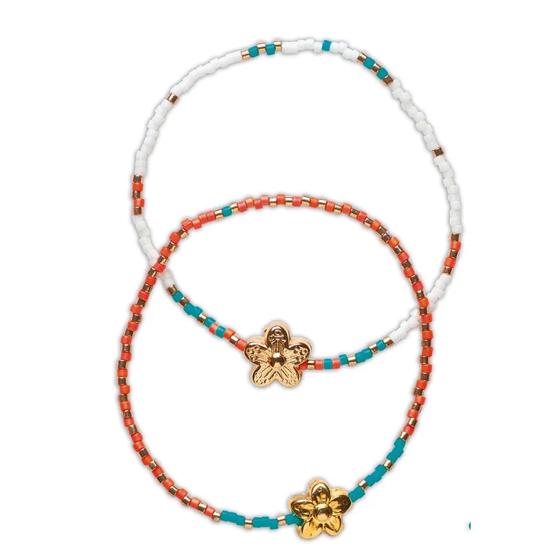 Janod - 13 Bracelets de l'amitié à crée - Kit créatif - 6 ans+