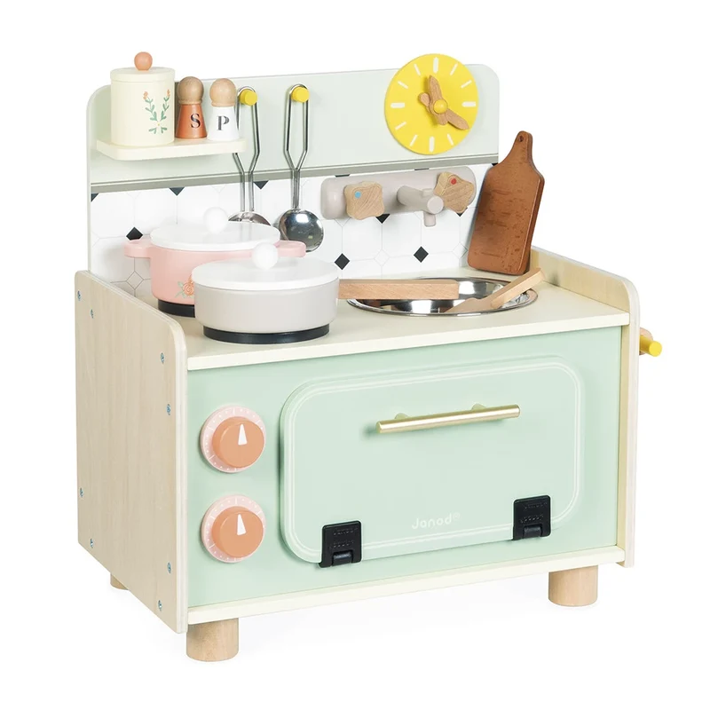 Janod - Petite cuisine en bois - Mamie Soleil 🧒2 ans+