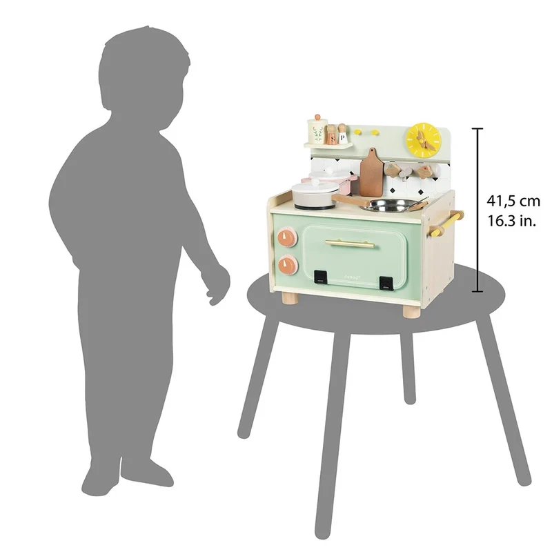 Janod - Petite cuisine en bois - Mamie Soleil 🧒2 ans+