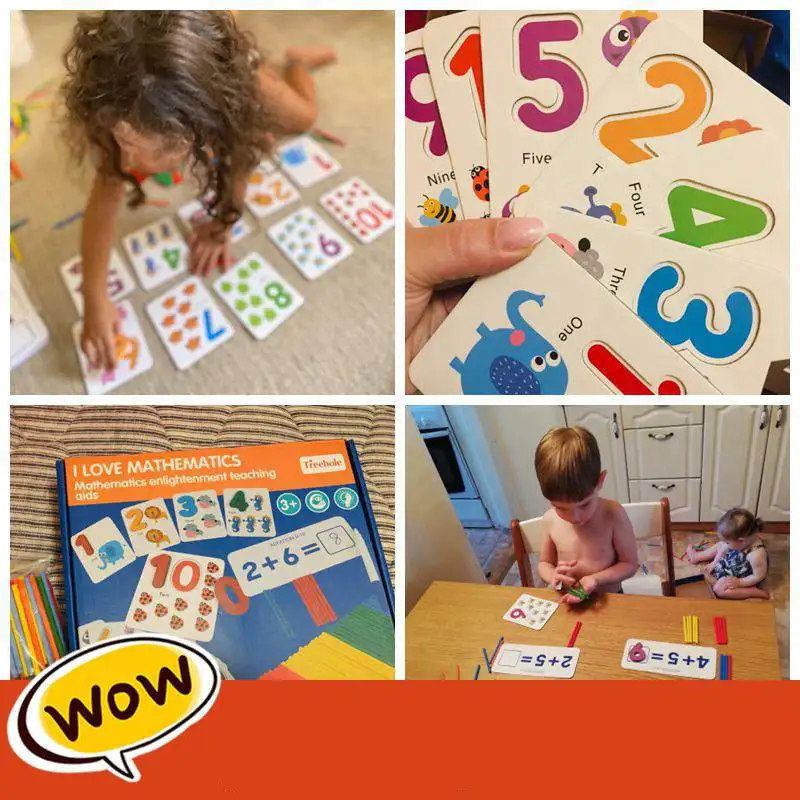 Montessori Mathematisches Spielzeug-Lernspiel – Zahlen & Mathematik