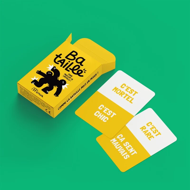Jeu de cartes - bataille - minus - 5 ans+