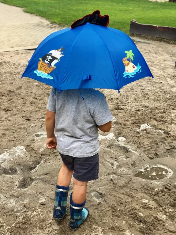 Parapluie requin pirate - 🧒3 ans+