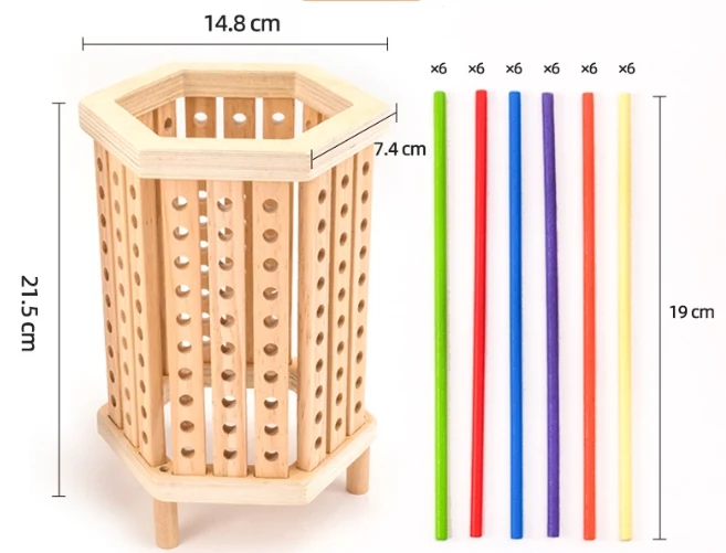 Farblernturm Montessori Spielzeug