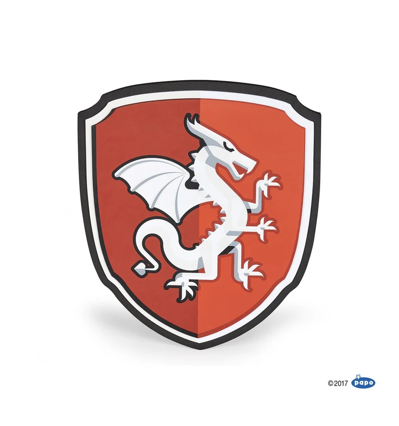 Papo - Bouclier Chevalier Dragon - 2 ans +