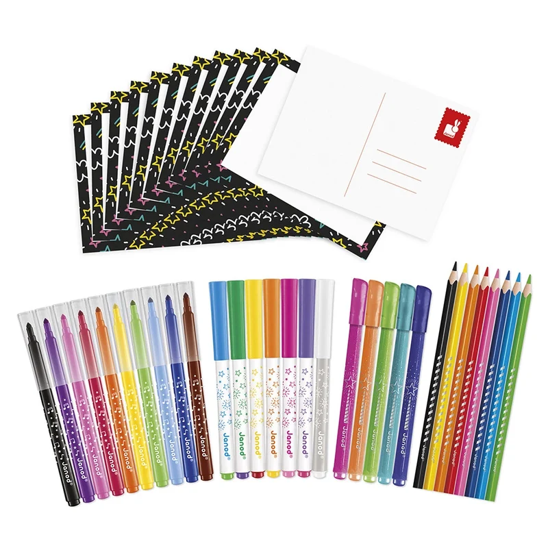 Janod - Coffret de coloriage - 3 ans+